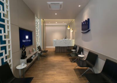 Hall e Sala de espera Royal Odontologia